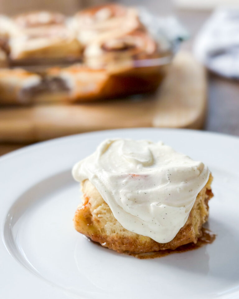 Homemade Cinnamon Rolls With Cream Cheese Frosting | XO Fiona